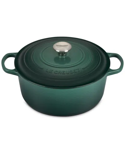 LE CREUSET 7.25-QT. SIGNATURE ENAMELED CAST IRON ROUND DUTCH OVEN