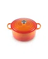 Le Creuset 7.25-qt. Signature Enameled Cast Iron Round Dutch Oven In Flame