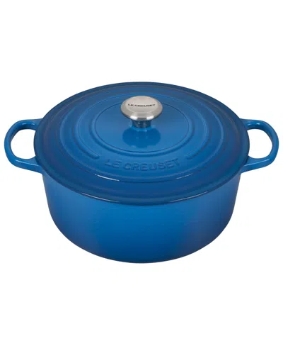 Le Creuset 7.25-qt. Signature Enameled Cast Iron Round Dutch Oven In Marseille