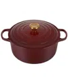Le Creuset 7.25-qt. Signature Enameled Cast Iron Round Dutch Oven In Rhone