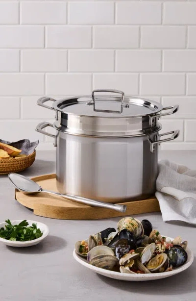 Le Creuset 7.5-quart Classic Stainless Steel Pasta Pot With Colander Insert