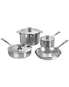 Le Creuset 7pc Stainless Steel Cookware Set