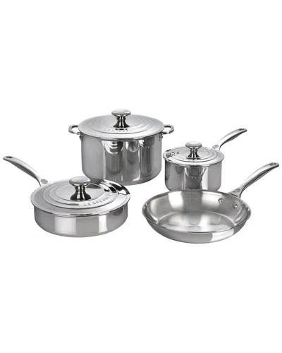 Le Creuset 7pc Stainless Steel Cookware Set In N,a