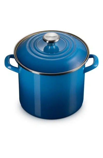Le Creuset 8-quart Enameled Stainless Steel Stock Pot In Marseille