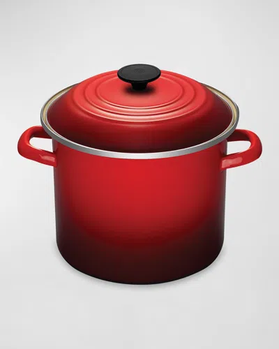 Le Creuset 8-quart Stockpot With Lid In Red