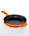 Le Creuset 9" Enameled Cast Iron Skillet With Helper Handle In Orange