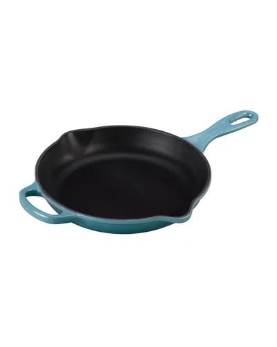 Le Creuset 9" Signature Iron Handle Skillet In Caribbean