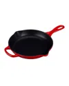Le Creuset Signature Handle 9 Inch Enamel Cast Iron Skillet In Cerise