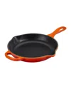 Le Creuset 9" Signature Iron Handle Skillet In Flame