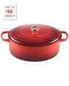 Le Creuset Signature 7.25-quart Round Enamel Cast Iron Dutch Oven In Flame