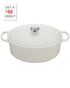 Le Creuset 9.5qt Signature Oval Dutch Oven With $52 Credit