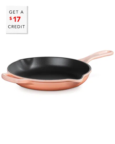 Le Creuset 9in Signature Iron Handle Skillet With $17 Credit In Orange