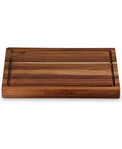LE CREUSET ACACIA WOOD BUTCHER'S BLOCK, 20" X 14"