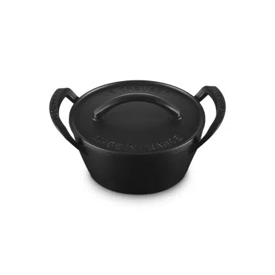 Le Creuset Alpine Outdoor Collection Enameled Cast Iron Round Dutch Oven, 4.25qt. In Matte Black