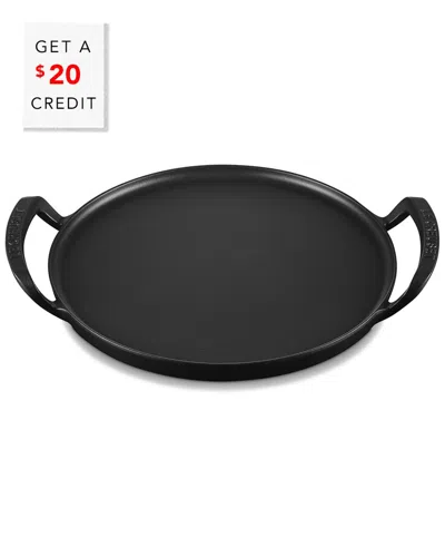 Le Creuset Alpine Outdoor Pizza Pan In Black