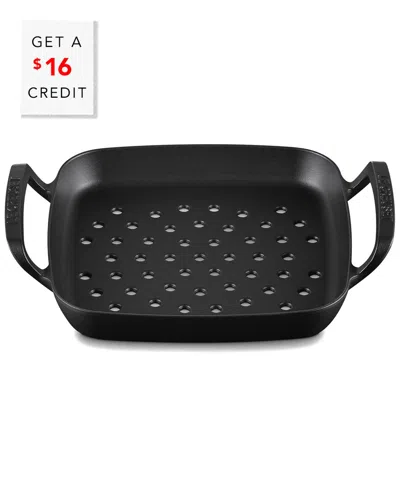 Le Creuset Alpine Outdoor Square Grill Basket With $16 Credit