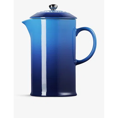 Le Creuset Stoneware Cafetiere 1l In Azure Blue