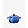 Le Creuset Azure Blue Stoneware Petite Round Casserole Dish 9cm