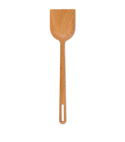 Le Creuset Beech Wood Scraper Spoon In Brown