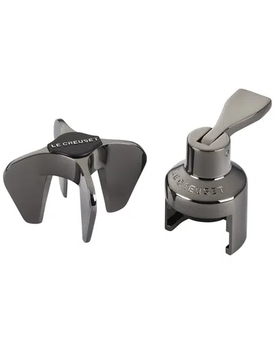 Le Creuset Black Nickel Sparkling Wine Set