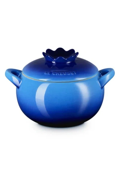 Le Creuset Stoneware 16 Oz. Blueberry Mini Cocotte In Multi