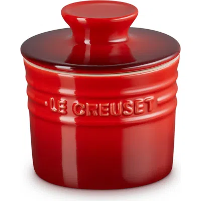 Le Creuset Butter Crock In Cerise