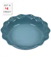 Le Creuset 9" Stoneware Pie Dish In Blue
