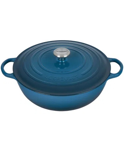 Le Creuset Cast Iron 7.5 Quart Chef's Oven In Blue
