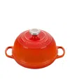 Le Creuset 1.75 Qt Enameled Cast Iron Bread Oven With Lid In Red