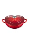 Le Creuset Cast Iron Heart Shallow Casserole Dish