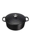 Le Creuset Lecreuset New 6.75qt Signature Oval Dutch Oven With $44 Credit In Black