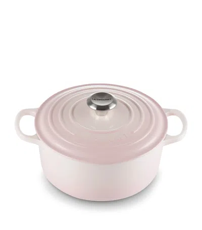Le Creuset Cast Iron Round Casserole Dish In Blue