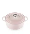 Le Creuset Cast Iron Round Casserole Dish In Blue