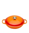 Le Creuset Cast Iron Round Casserole Dish In Volcanic
