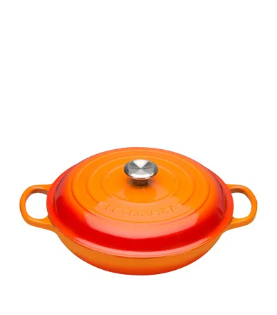 Le Creuset Cast Iron Round Casserole Dish In Volcanic