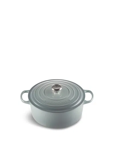 Le Creuset Cast Iron Round Casserole In Sea Salt