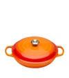 Le Creuset Cast Iron Shallow Casserole Dish In Volcanic