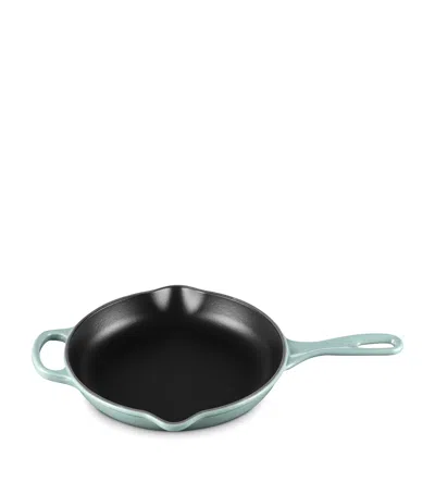 Le Creuset Cast Iron Skillet In Blue