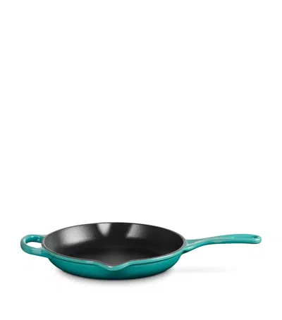 Le Creuset Cast Iron Skillet In Blue