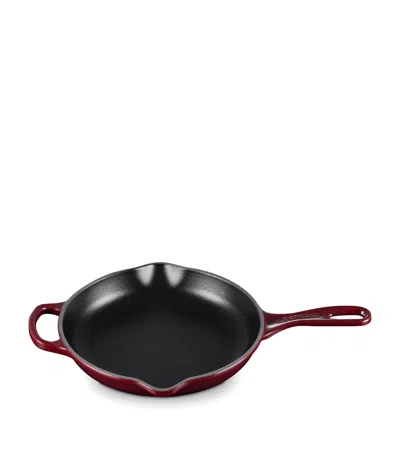 Le Creuset Cast Iron Skillet In Burgundy