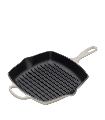 Le Creuset Cast Iron Square Grillit In Ivory