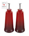 Le Creuset Ciliegia Olive Oil Set In Red