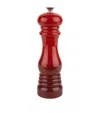Le Creuset Pepper Mill With Adjustable Grind Setting In Red