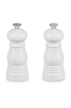 Le Creuset Petite Salt And Pepper Mill Set With Adjustable Grind In White