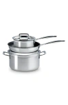 Le Creuset Classic Stainless Steel 5-piece Cookware Set In Stainless Steel