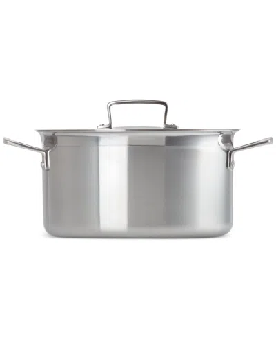 Le Creuset Classic Stainless Steel 6.25 Qt. Deep Round Stockpot In Metallic