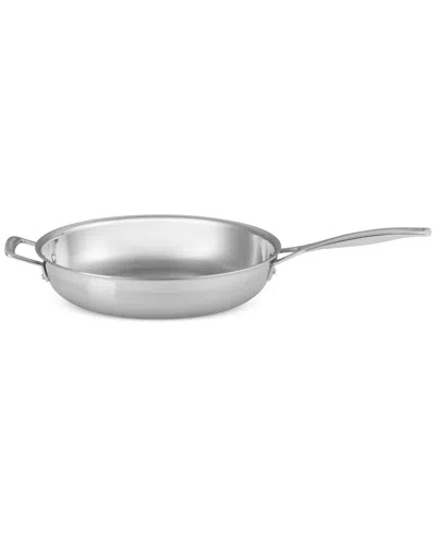 LE CREUSET CLASSIC STAINLESS STEEL ROUND FRYING PAN, 12"