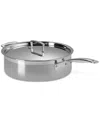 Le Creuset Classic Stainless Steel Round Saute Pan With Lid, 6 Qt. In Stainless Steel