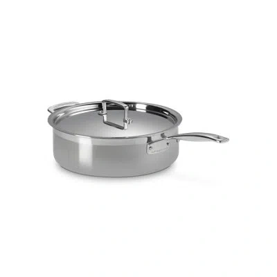 Le Creuset Classic Stainless Steel Round Saute Pan With Lid, 6 Qt.