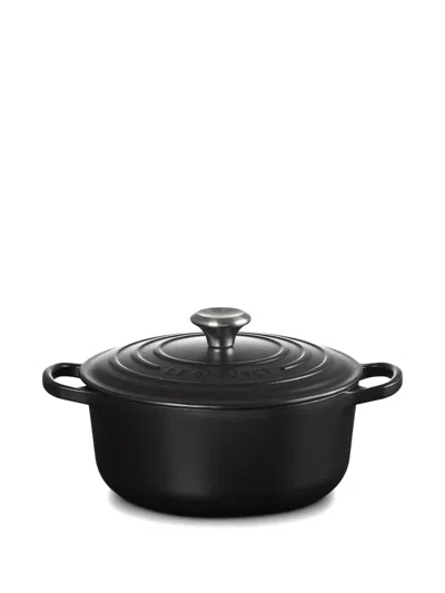 Le Creuset Cocotte Cast Iron Casserole Dish In Schwarz